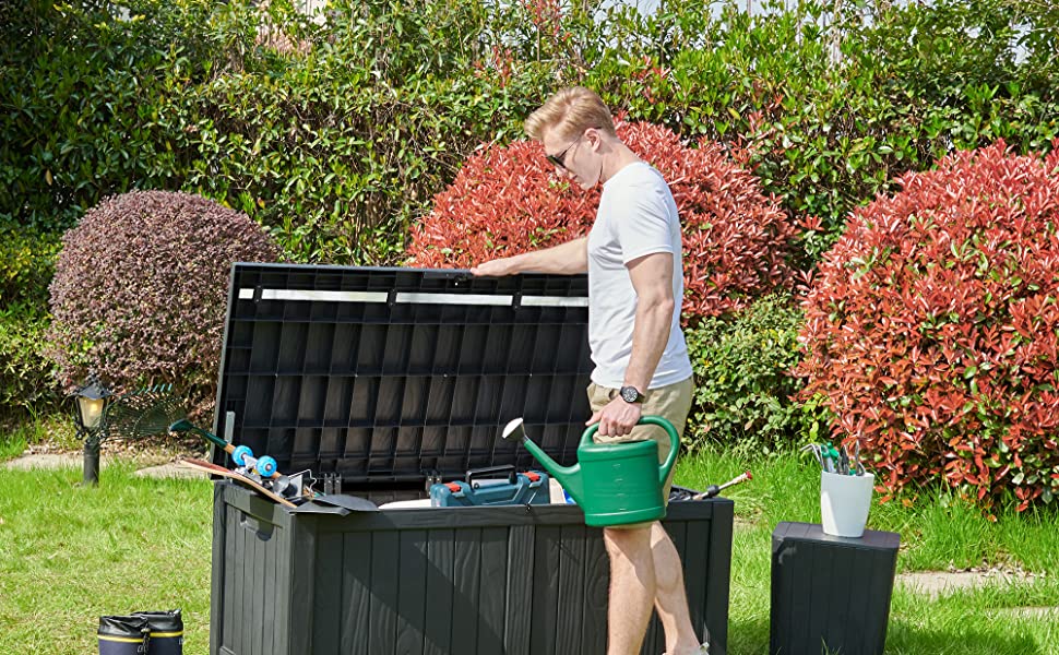 Review For Waterproof Garden Storage Box 460L